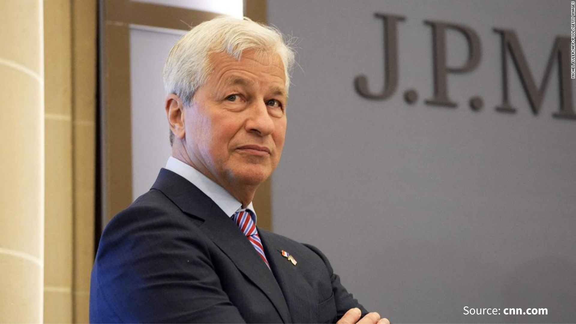 JPMorgan Chase CEO Suggests Warning Signs Ahead for U.S and Global Economy