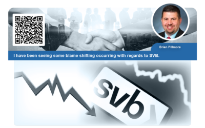 I have been seeing some blame shifting occurring with regards to SVB.