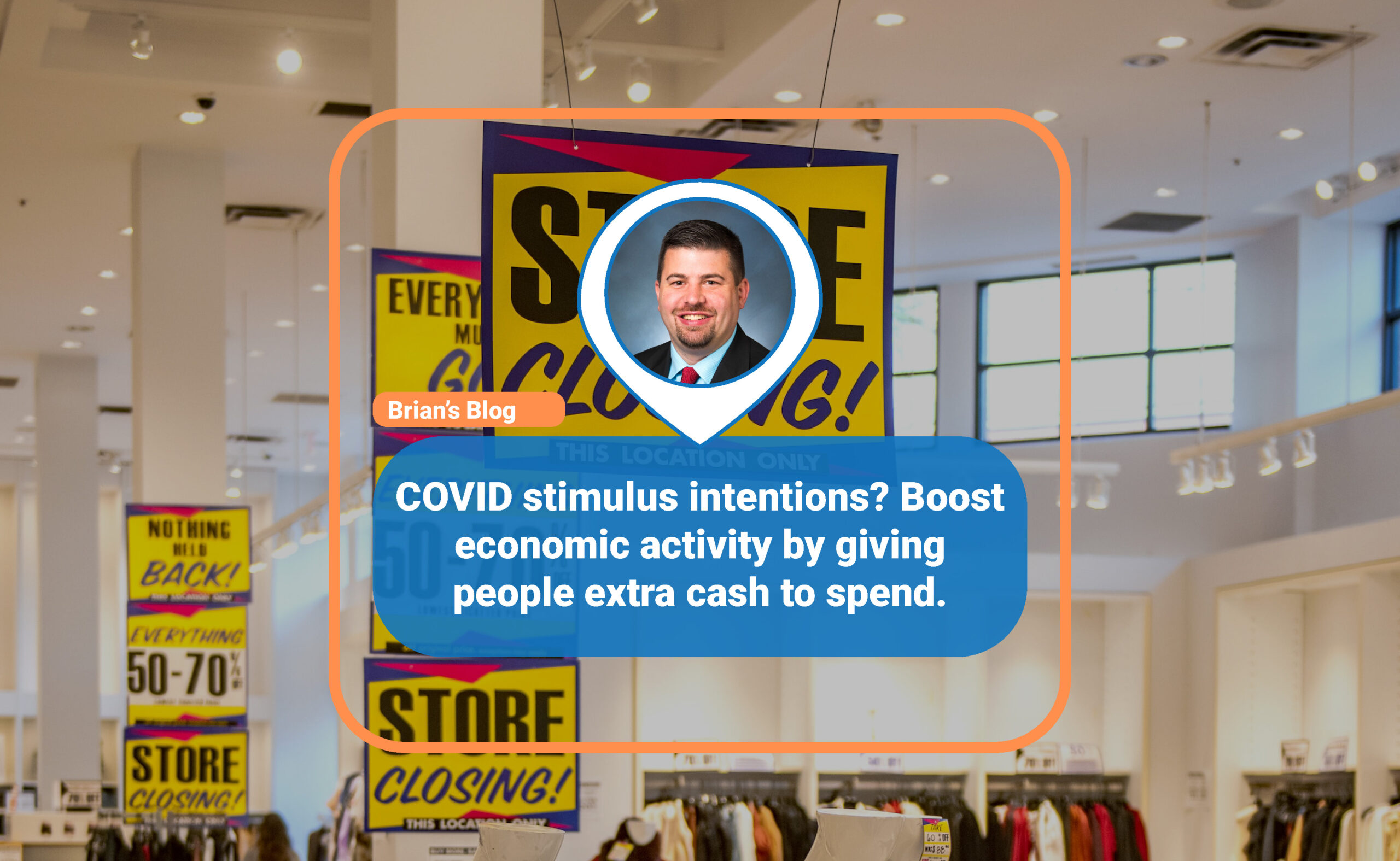 💡COVID stimulus intentions? Boost economic activity by giving people extra cash to spend.
