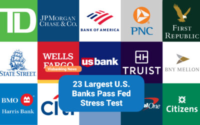 23 Largest U.S. Banks Pass Fed Stress Test