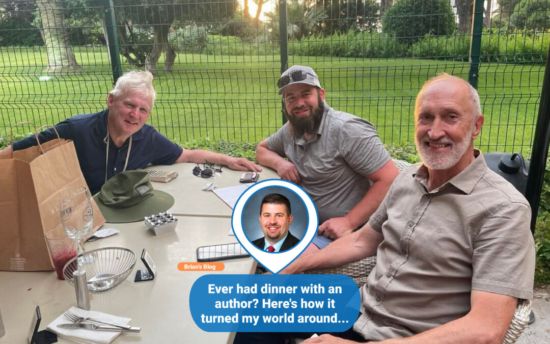 Ever had dinner with an author? Here’s how it turned my world around…